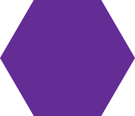 Purple hexagon